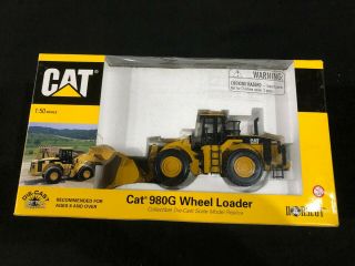Cat 980g Wheel Loader Die Cast Metal 1/50 Scale 55027 By Norscot