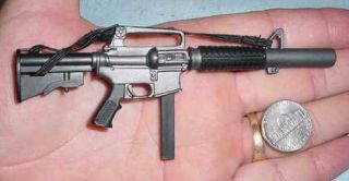 Miniature 1/6th Scale Colt E - 2 Submachine Gun 9mm
