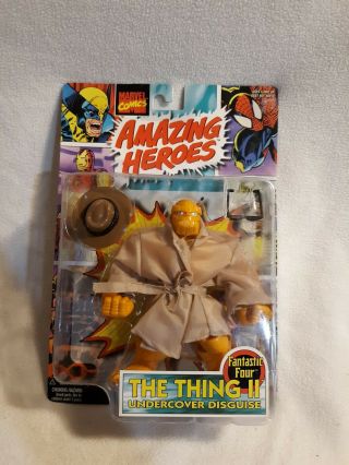 Toy Biz Marvel Comics The Thing Ii Undercover Disguise Fantastic Four Figure Nib