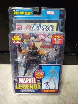 Marvel Legends X - Men Toybiz Age Of Apocalypse Weapon X Variant Bnip Giant Man