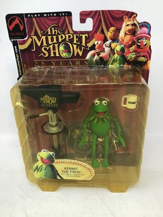 2002 Palisades The Muppet Show 25 Years Series 1 Kermit The Frog Action Figure