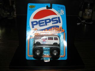 1990 Road Champs - Pepsi Monster Truck In Package Tuff 2 Find