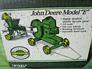 Vintage Gasoline Engines John Deere Model E Engine Ertl Die - Cast 1/6 Scale 1990 5