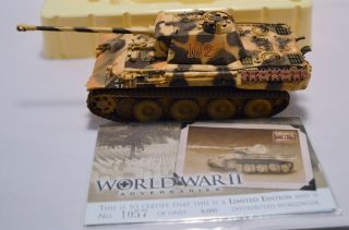 German Army 16th Panzer Division,  Italy Wwii Panther Ausf.  A 1:50 Diecast Corgi