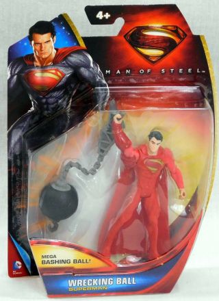 Mattel Man Of Steel Superman Wrecking Ball 4 " Action Figure