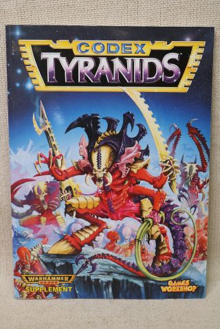 Warhammer 40,  000 40k Codex Tyranids Fantasy Battle 2nd 1993 Supplement Vtg Oop