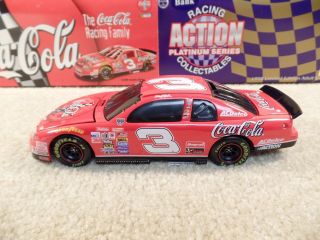 1998 Action 1:24 Nascar Dale Earnhardt Sr Coke Coca Cola Monte Carlo Bank 3