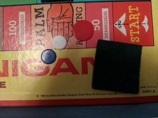 Vintage Milton Bradley 1966 SHENANIGANS Carnival of Fun Game board game 4