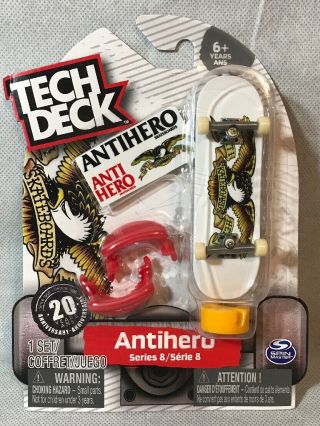 Tech Deck Series 8 Skate Fingerboard 2018 20 Years.  Antihero Eagle Rare