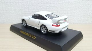 1/64 Kyosho PORSCHE 911 GT2 WHITE diecast car model 3