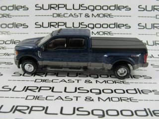 Greenlight 1:64 Loose Blue Jean 2018 Ford F - 350 King Ranch Dually Pickup Truck