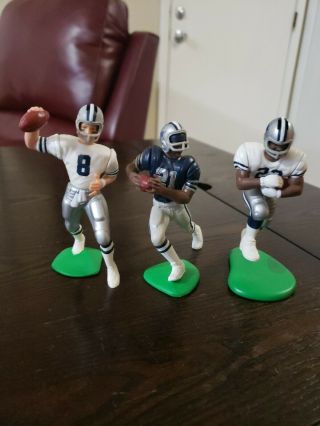 Troy Aikman,  Emmitt Smith And Sanders1996 Starting Lineup Dallas Cowboys Keener