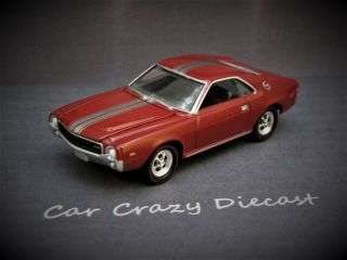 1969 69 Amc Amx 390 V8 Muscle Car Collectible 1/64 Diorama Model