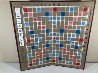 Vintage Scrabble Board Game Complete Selchow Righter USA 4