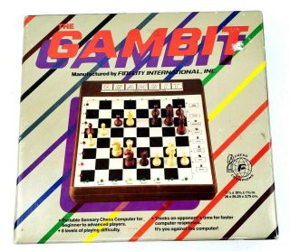 Fidelity The Gambit Chess Computer Model 6084