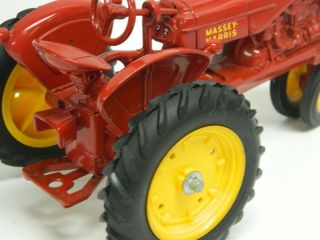 ERTL 1/16 Scale MASSEY HARRIS E44 Farm Tractor - Red w Yellow Wheels Cond// 5