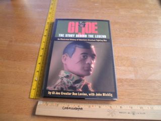 Gi Joe The Story Behind The Legend Hbdj Book Don Levine Creator Nm 1st Ed 1996