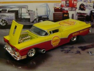 Supercharged Monster V - 8 Shell Promo 1957 Ford Ranchero Truck 1/64 Scale Ltd R