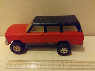 Vintage Tonka Red Jeep Cherokee Chief Vehicle Toy 1970 