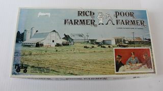 Vintage Rich Farmer Poor Farmer Board Game Farming Mclay Games Manuals