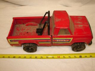 Vintage Pressed Steel Truck Tonka Pickup Red Off Road Pick Up Parts Restore