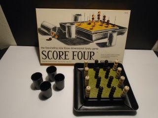 1971 Lakeside Industries Score Four 3 Dimensional Game No.  8325
