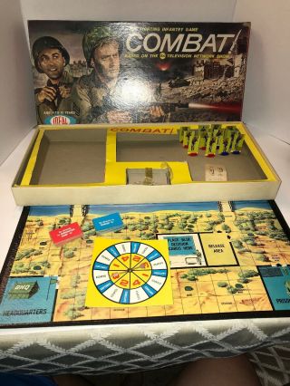 Vintage 1960’s The Fighting Infantry Game Combat Based On The Abc Tv Show Ideal