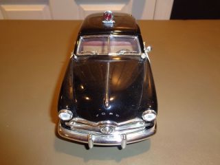 MIRA Solido 1:18 Die Cast 1949 Ford Police Collectible Coupe Car 3