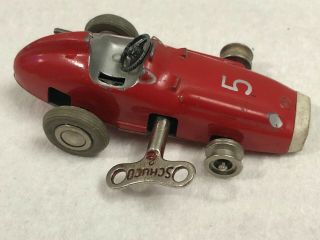Vintage SCHUCO Micro Racer 5 Mercedes Car Made Western Germany with Key 1043 3