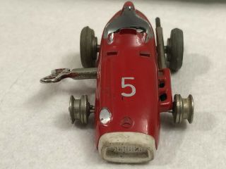 Vintage SCHUCO Micro Racer 5 Mercedes Car Made Western Germany with Key 1043 4