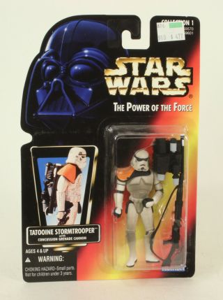 Star Wars Red Card Tatooine Stormtrooper Moc Potf2