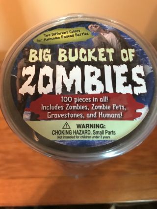 Zombie Action Figures - Big Bucket of 100 Zombies - Zombies,  Pets, 2