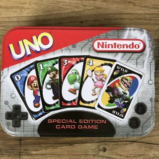 Official Nintendo Special Edition Uno Card Game Mario Series 2004