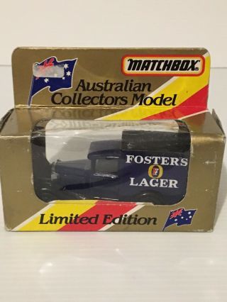 Matchbox Mb38 Ford Model A Fosters Lager Code 4 Custom