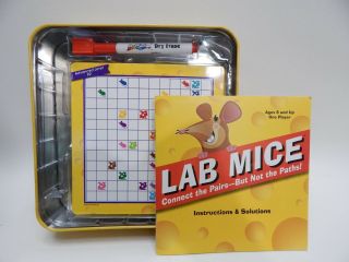 Lab Mice MindWave 100 Logic Puzzles 3 Levels Game Toy 8,  1 Player 2