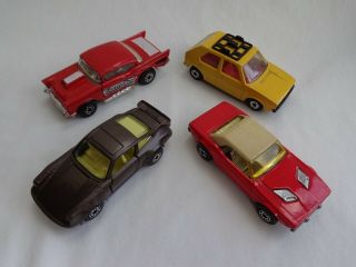 Vintage Matchbox Lesney Superfast Dodge / 57 Chevy / Vw Golf / Porsche 911 Vgc