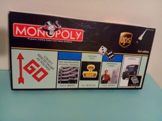 Ups Monopoly 1st Edition - Collectible - Rare - Complete