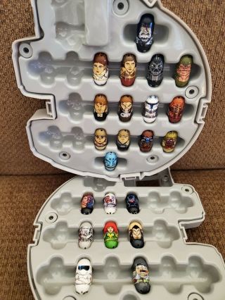 Mighty Beanz Millennium Falcon Case With 22 Beanz,  Star Wars,  Dc,  Marvel,  More.