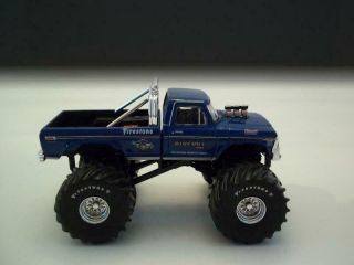 1/64 Scale 1974 Ford F - 250 Bigfoot 1 Monster Truck - Gorgeous - Greenlight