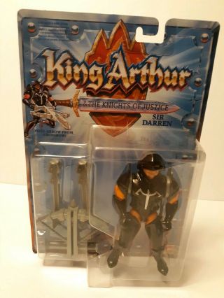 King Arthur & The Knights Of Justice Sir Darren Action Figure Moc Mattel