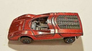 1970 Mattel Hot Wheels Ferrari 512 S " Red Line " (red) Hk Very Rare Car