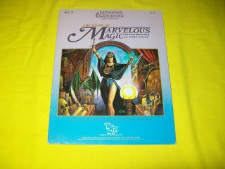 Ac4 The Book Of Marvelous Magic Dungeons & Dragons Game Supplement Tsr 9116 - 1