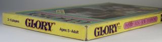 GLORY: A CHRISTIAN BOARD GAME (1981) COMPONENTS & No Instructions 3