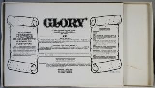 GLORY: A CHRISTIAN BOARD GAME (1981) COMPONENTS & No Instructions 5