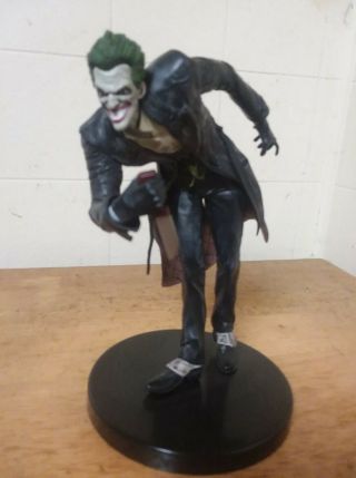The Joker Rare Pvc 6 " Figure On Base Batman Joker With Knife Dc Comics
