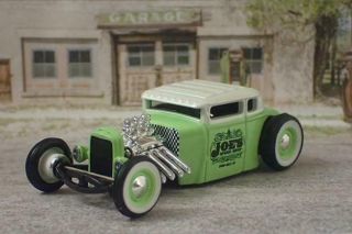 Old School 1929 29 Ford Model A Custom Coupe Hot Rod 1/64 Scale Limited Edit L