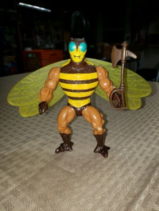 Buzz - Off Figure Masters Of The Universe 1983 Mattel He - Man Bee Ax Motu Vintage