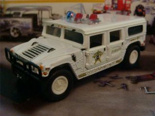 Sheriff Border Patrol Hummer H1 4wd 1/64 Scale Limited Edition H