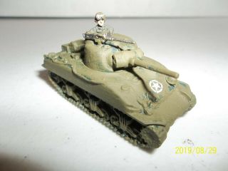 Flames Of War WWII US M4 Sherman Tank X6 Cast Resin/Metal R8 2