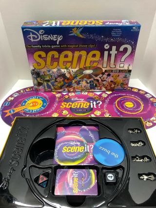 Disney Scene It? Family Dvd Trivia Board Game 100 Complete Kids